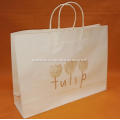paper shopping bag with flower print